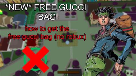 project jojo gucci bag gamepass